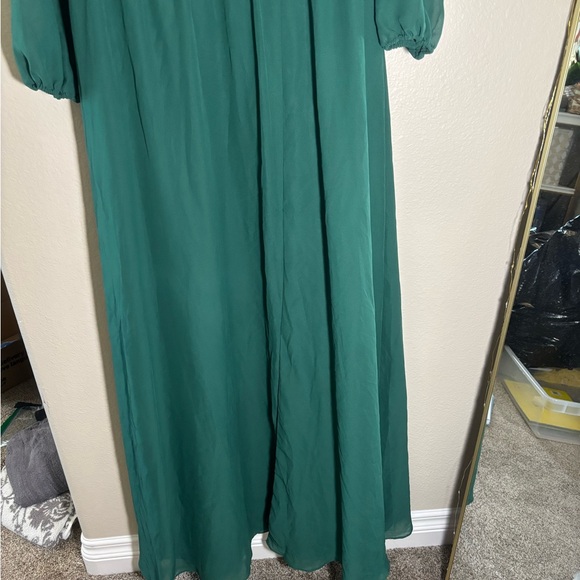 JJs House Deep Green Long Sleeve Dress - Picture 3 of 6